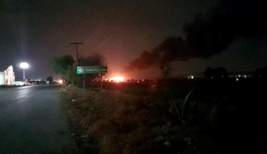 По меньшей мере 20 человек погибли при взрыве трубопровода в центральной части Мексики