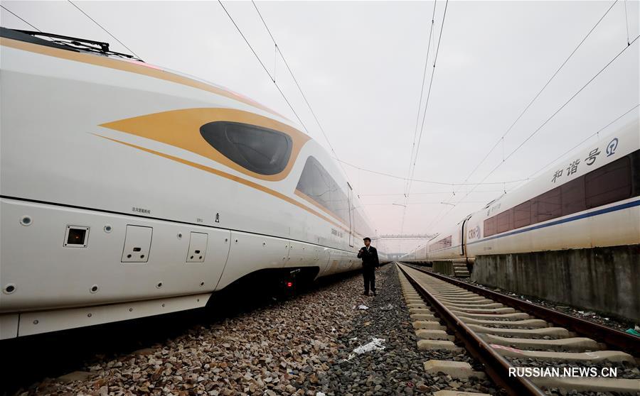 Высокоскоростные поезда China Railway Shanghai Group готовы к празднику Весны!