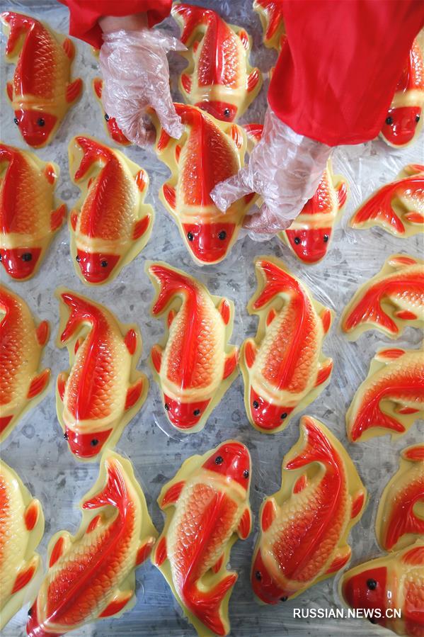 Фигурные рисовые пирожки к Празднику весны