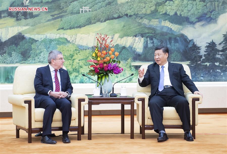Си Цзиньпин встретился с президентом МОК Томасом Бахом