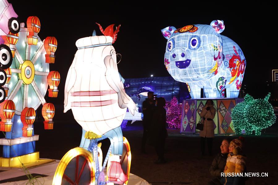 Фестиваль новогодних фонариков в Чжанцзякоу