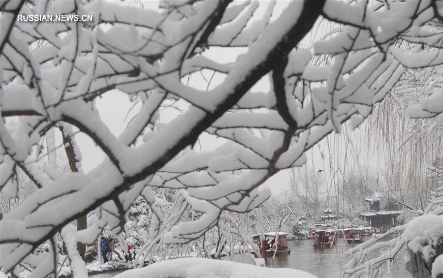 Иней, лед и снег в Китае