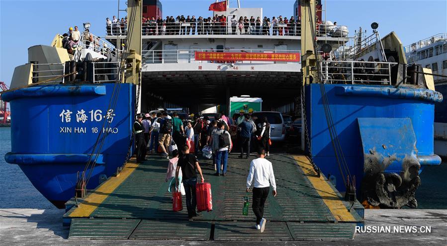 В Китае наступил пик обратного пассажиропотока в связи с завершением новогодних каникул
