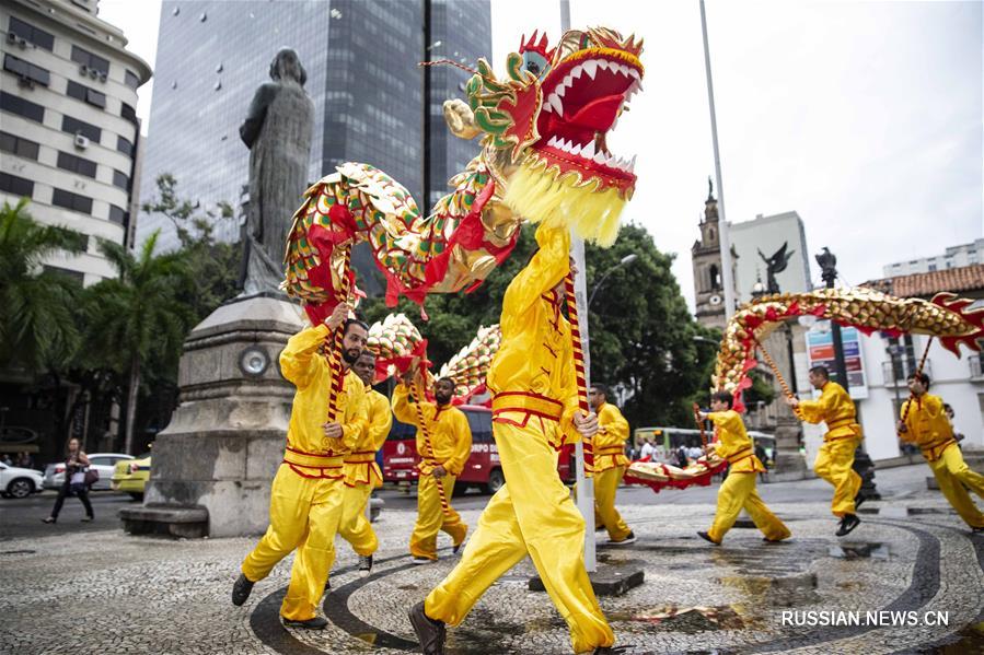 Пышное празднование китайского Нового года по всему миру