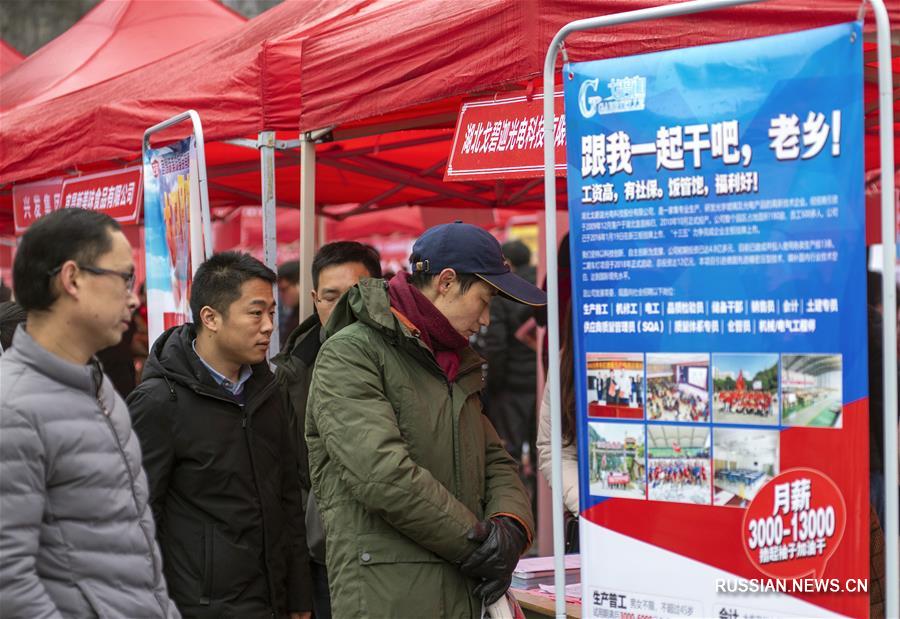 Ярмарки вакансий после праздника Весны в Китае
