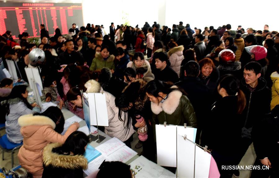 Ярмарки вакансий после праздника Весны в Китае