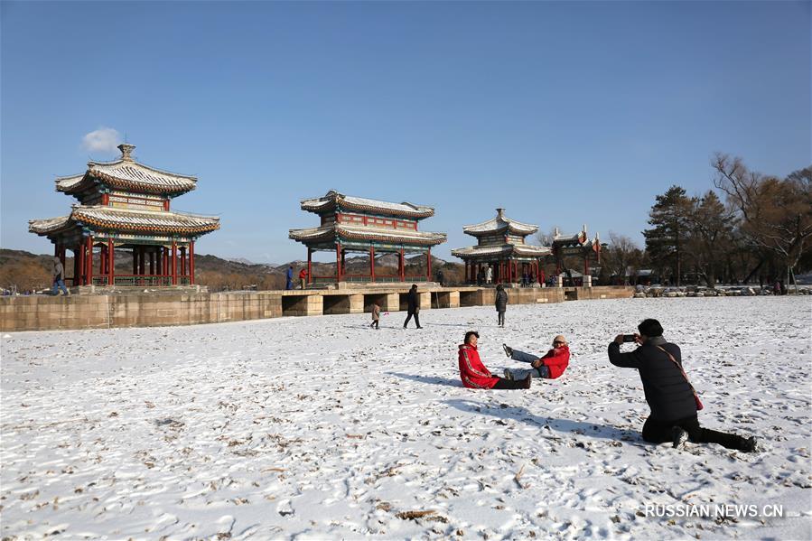 После снегопадов в Китае