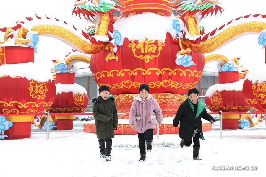 После снегопадов в Китае