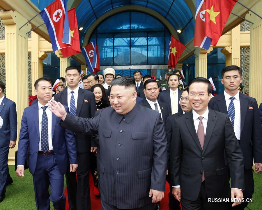 Верховный лидер КНДР Ким Чен Ын прибыл во Вьетнам