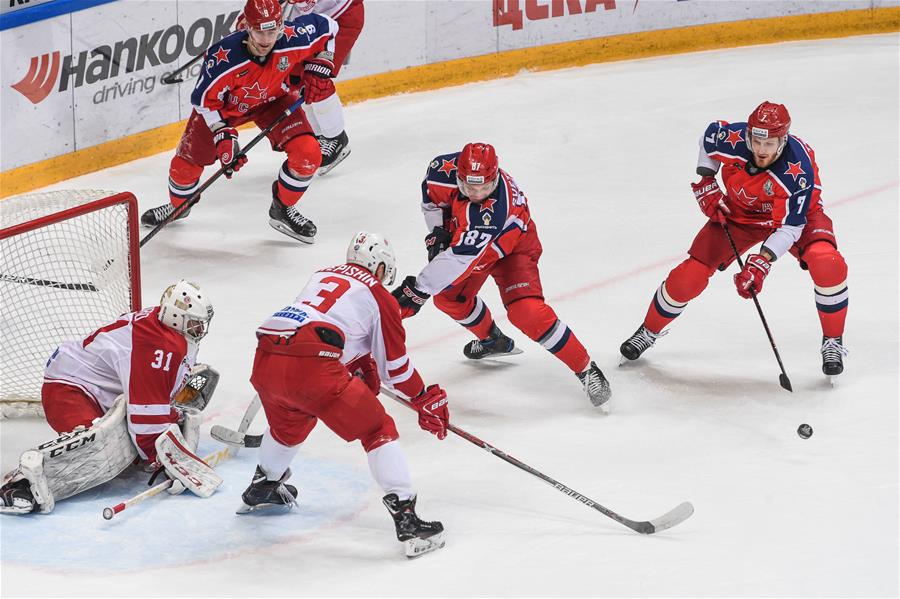 Хоккей -- Плей-офф КХЛ: ЦСКА -- Витязь