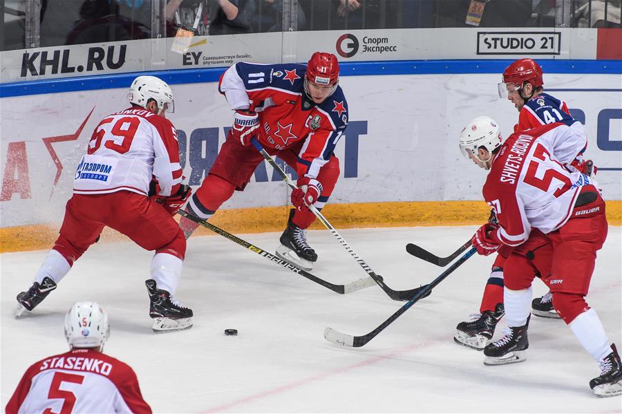 Хоккей -- Плей-офф КХЛ: ЦСКА -- Витязь