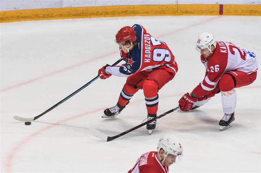 Хоккей -- Плей-офф КХЛ: ЦСКА -- Витязь