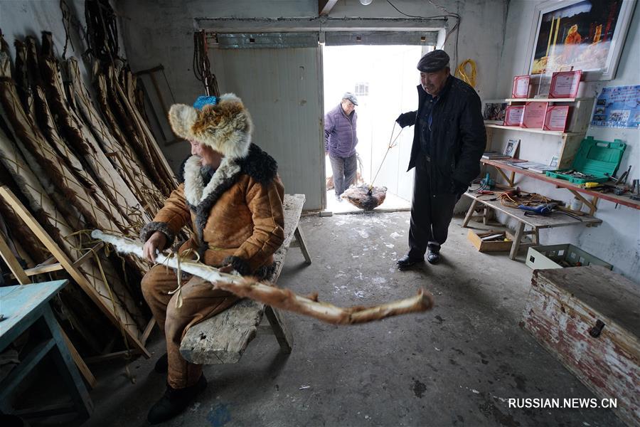 Возрождение старинных "снеговых досок" в округе Алтай