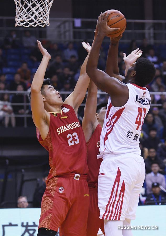 Баскетбол -- CBA-2018/2019: "Циндао Госинь Шуансин" обыграл "Шаньдун Сиван"