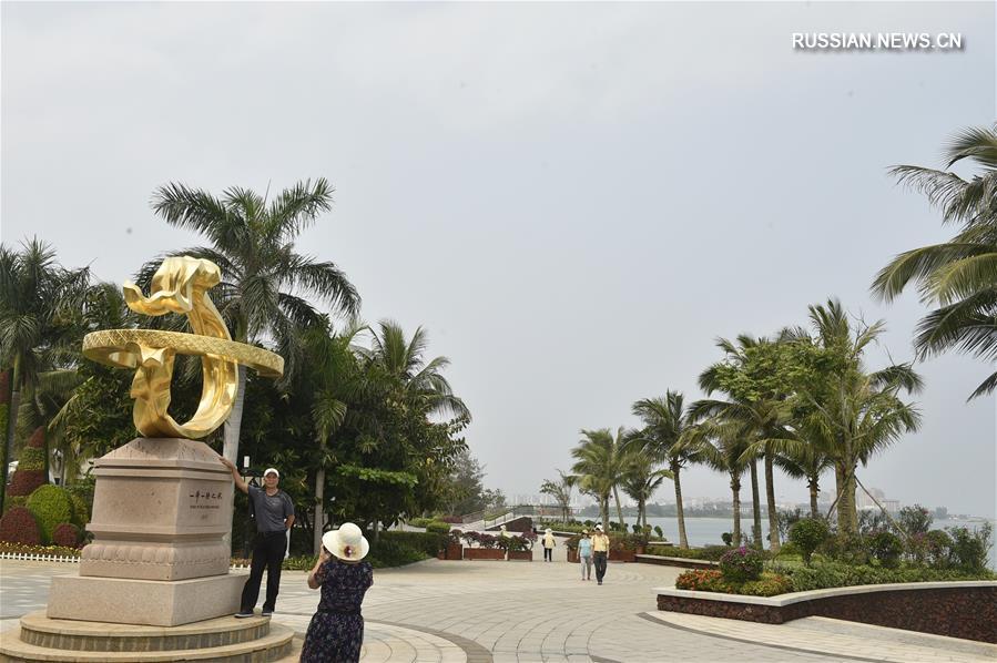 Весна в ландшафтном парке Боаоского азиатского форума