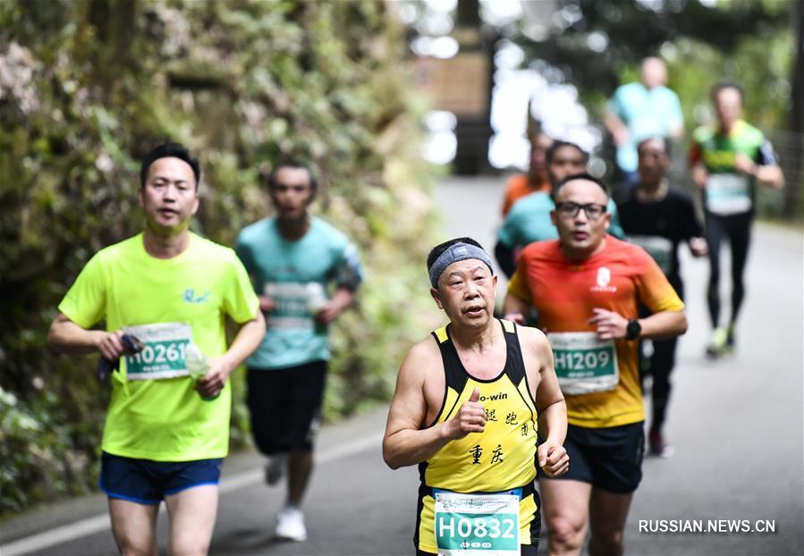 Легкая атлетика -- Цзиньюньшаньский горно-лесной марафон 2019 в Чунцине