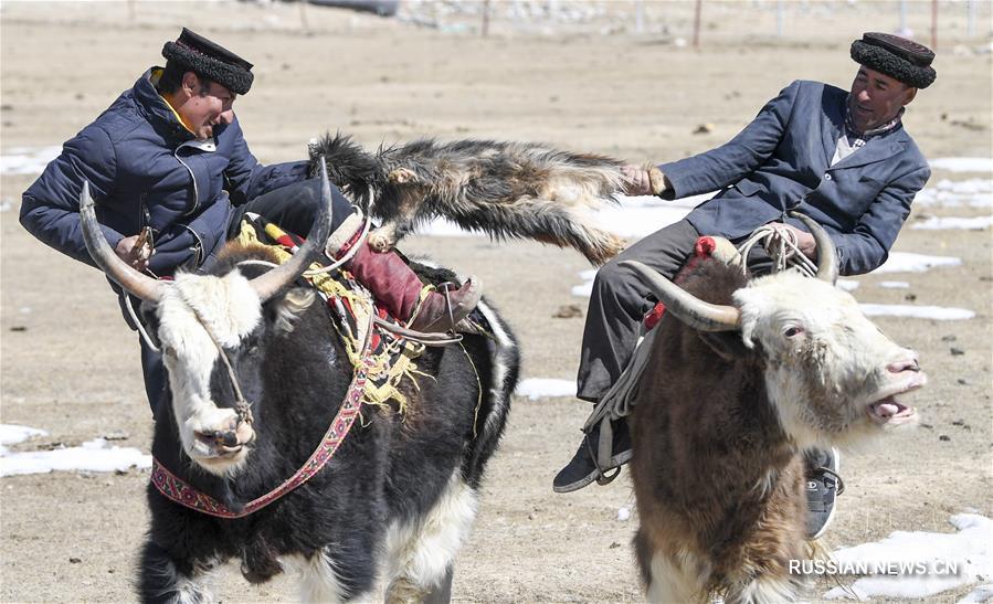 Празднование новой весны в горах Памира в Синьцзяне
