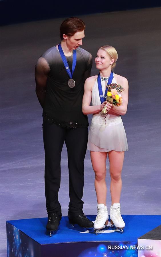 Е. Тарасова и В. Морозов выиграли серебро на ЧМ по фигурному катанию -- 2019 