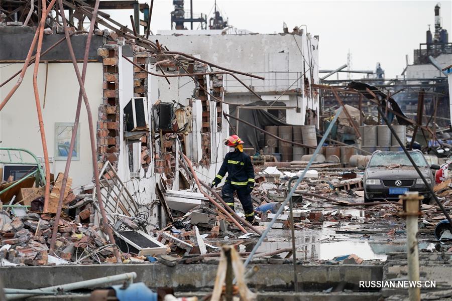 До 64 человек возросло число жертв взрыва в химпромышленном парке в Восточном Китае