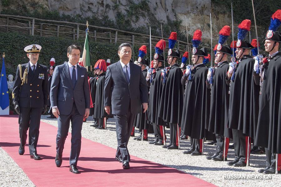 Си Цзиньпин и премьер-министр Италии Дж. Конте провели переговоры
