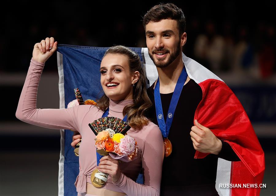 Фигурное катание -- ЧМ-2019: французский дуэт завоевал "золото" в соревнованиях по танцам на льду