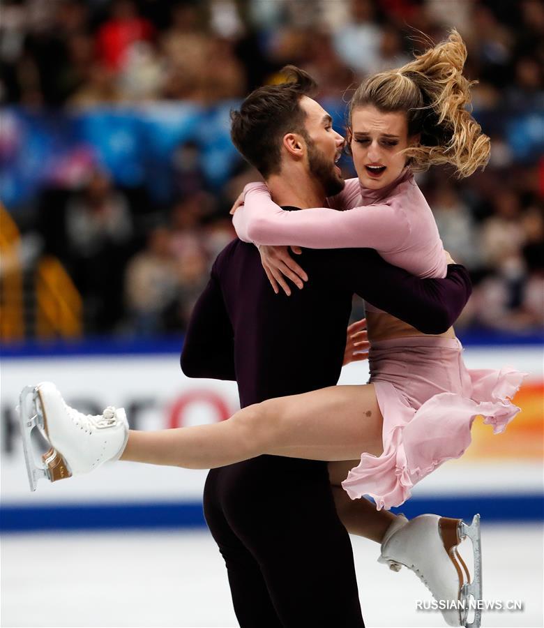 Фигурное катание -- ЧМ-2019: французский дуэт завоевал "золото" в соревнованиях по танцам на льду