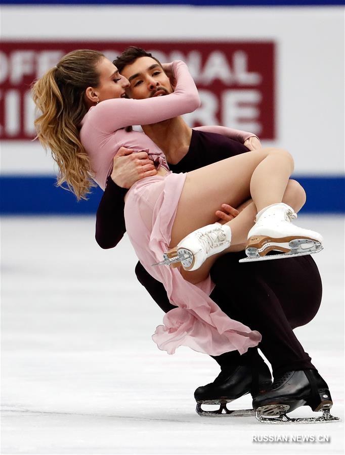 Фигурное катание -- ЧМ-2019: французский дуэт завоевал "золото" в соревнованиях по танцам на льду