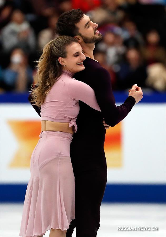 Фигурное катание -- ЧМ-2019: французский дуэт завоевал "золото" в соревнованиях по танцам на льду