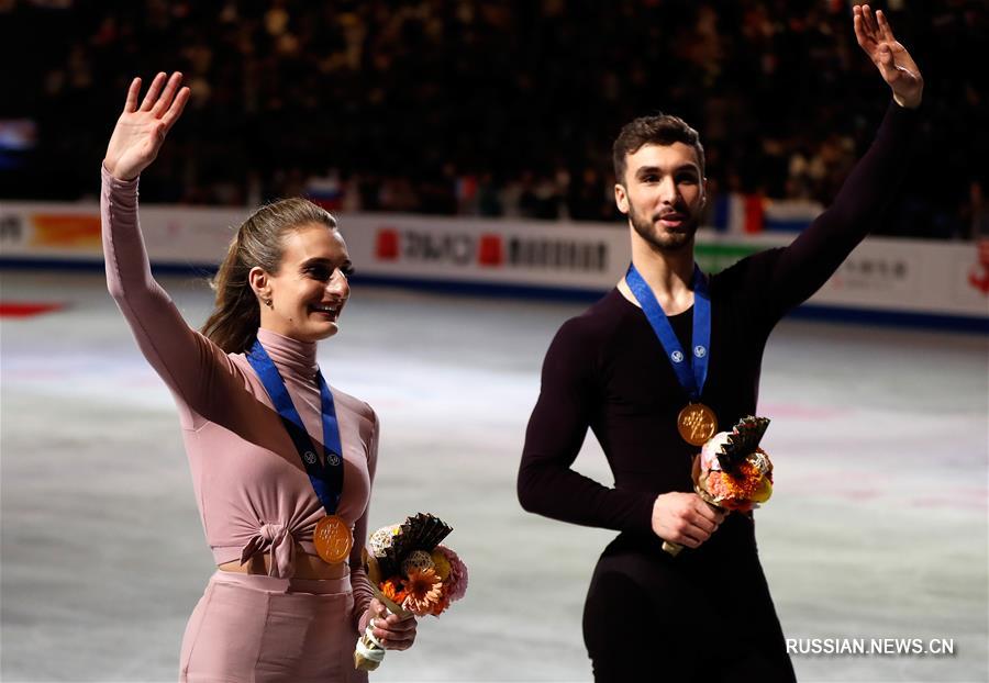 Фигурное катание -- ЧМ-2019: французский дуэт завоевал "золото" в соревнованиях по танцам на льду