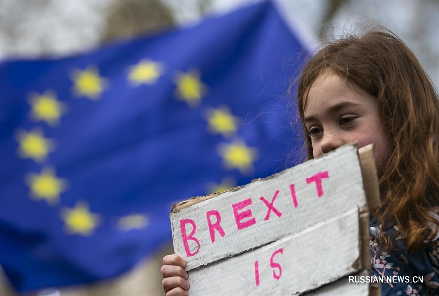 В Лондоне прошла демонстрация за второй референдум по Brexit 