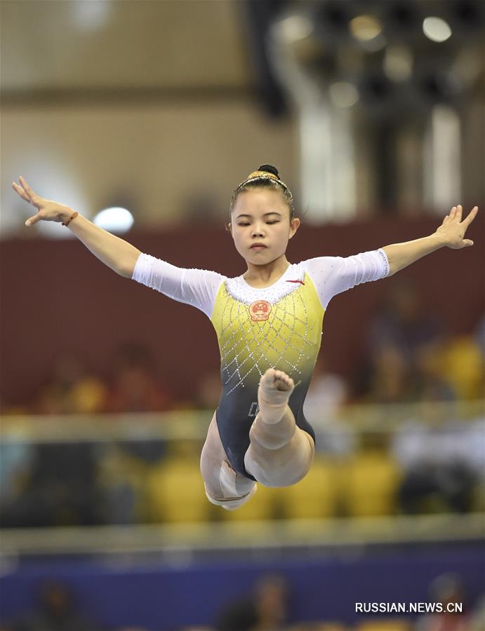 Спортивная гимнастика -- Кубок мира 2019, этап в Катаре: Ли Ци выиграла соревнования на бревне