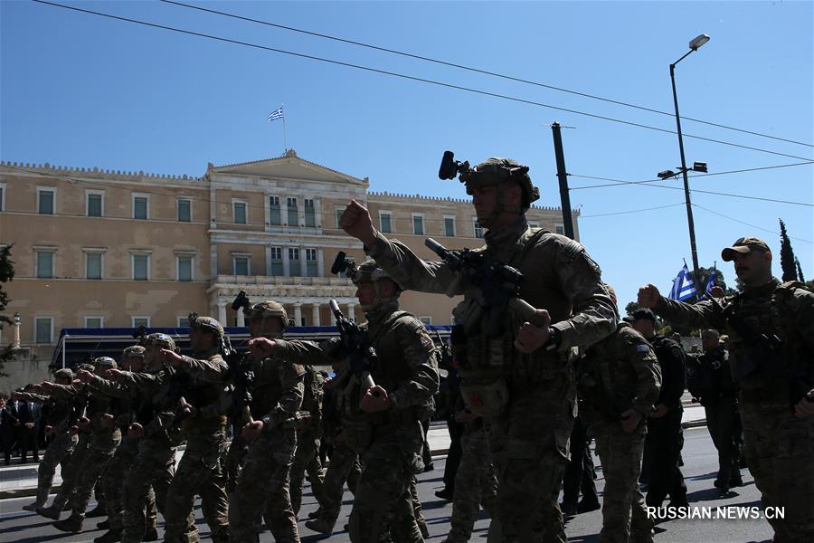 В Греции прошел военный парад по случаю Дня независимости