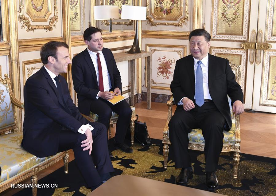（XHDW）（2）习近平同法国总统马克龙会谈