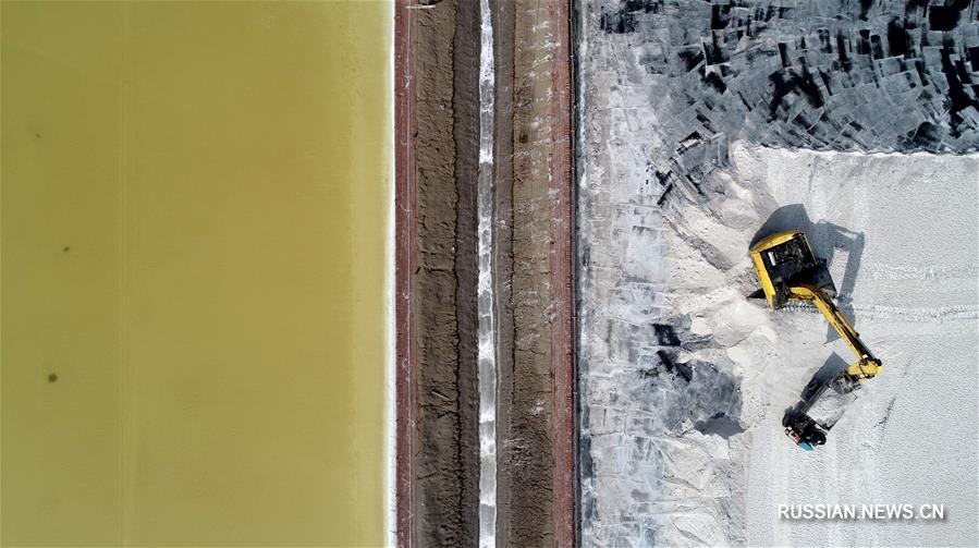 Весенняя добыча соли в Тяньцзине