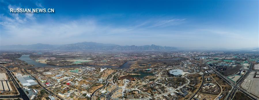 Всемирная выставка садово-паркового искусства в Пекине: взгляд с неба