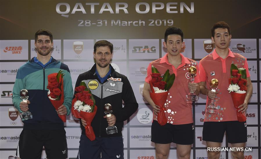Дуэт из китайского Сянгана победил на турнире ITTF world tour в Дохе в мужском парном разряде