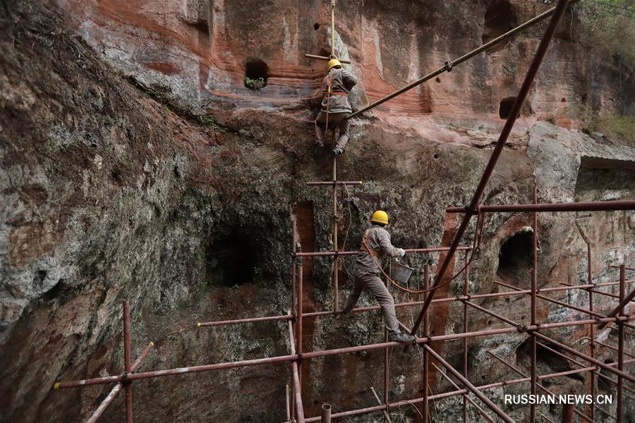 В провинции Сычуань вновь можно увидеть скульптуру Лэшаньского Будды