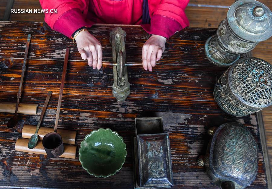 1000-летняя технология производства прессованного чая "Цзысунь"