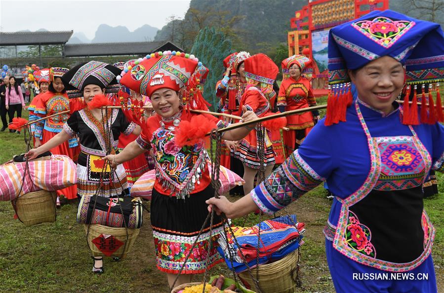 Чжуанская традиционная свадьба в Дуань