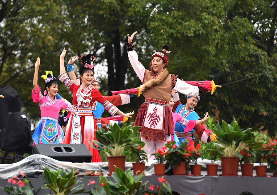 Традиционный карнавал народности чжуан в Наньнине