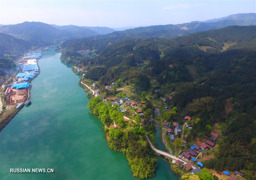 Весна в уезде Цзиньпин провинции Гуйчжоу