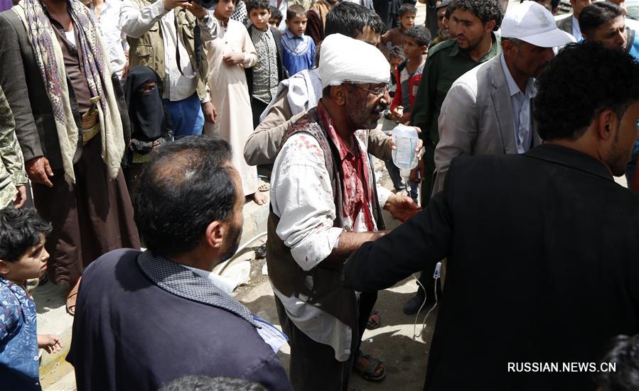 Столица Йемена Сана подверглась воздушному налету