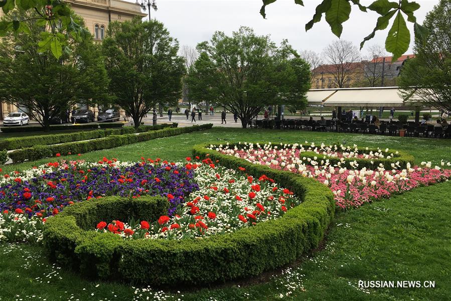 В столице Хорватии весна