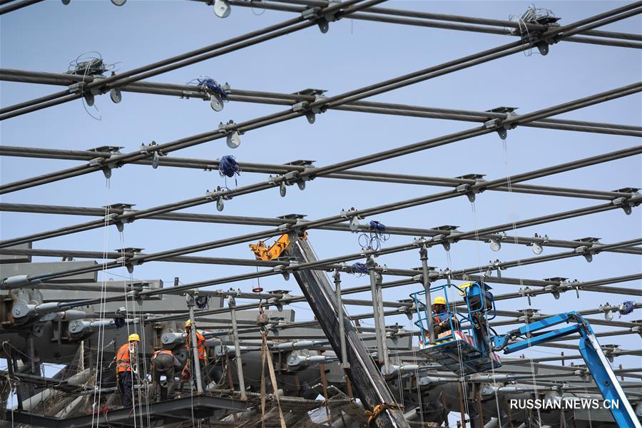 Строительство арены для шорт-трека в Пекине