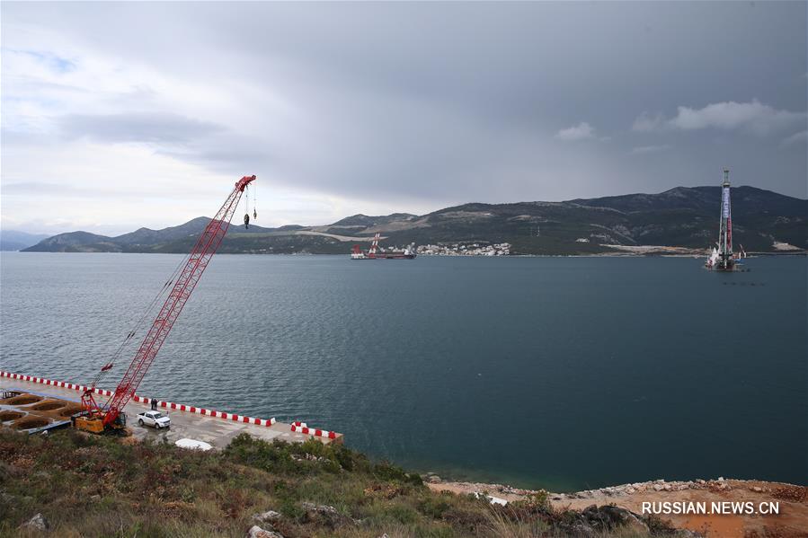 В Хорватии строительство Пелешацкого Большого моста при поддержке китайской компании идет в соответствии с графиком