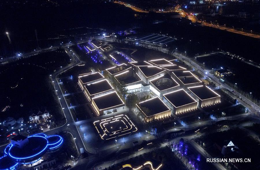 Всемирная выставка садово-паркового искусства-2019 в Пекине с высоты птичьего полета