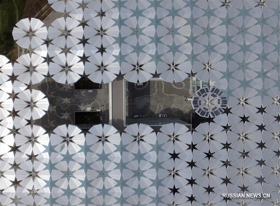 Всемирная выставка садово-паркового искусства-2019 в Пекине с высоты птичьего полета