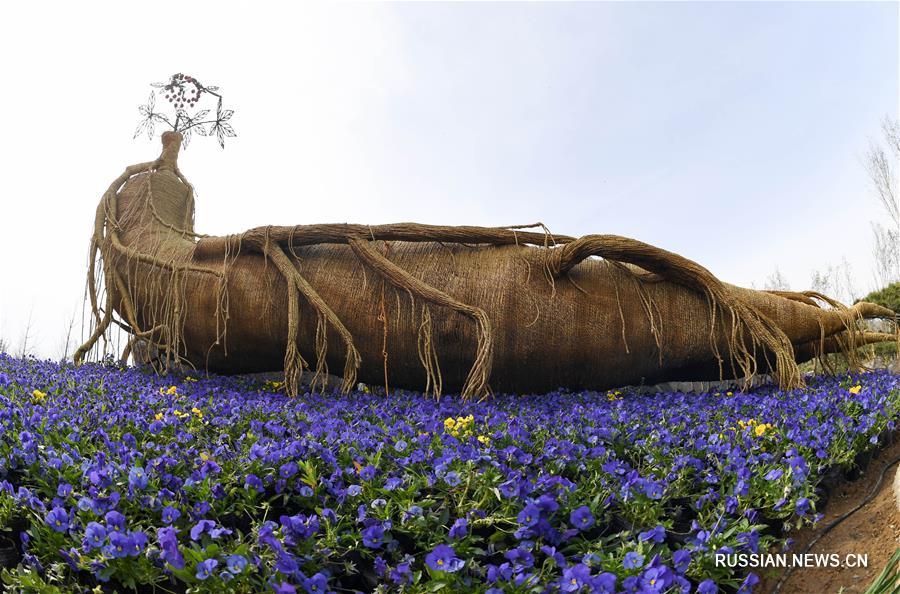 Китайские павильоны и парковые зоны на Всемирной выставке садово-паркового искусства-2019 в Пекине