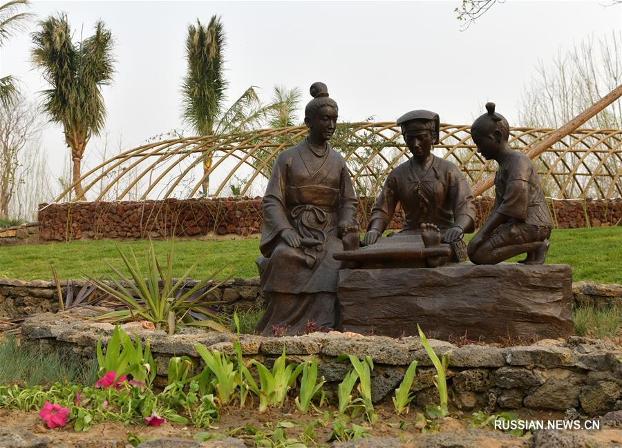 Китайские павильоны и парковые зоны на Всемирной выставке садово-паркового искусства-2019 в Пекине