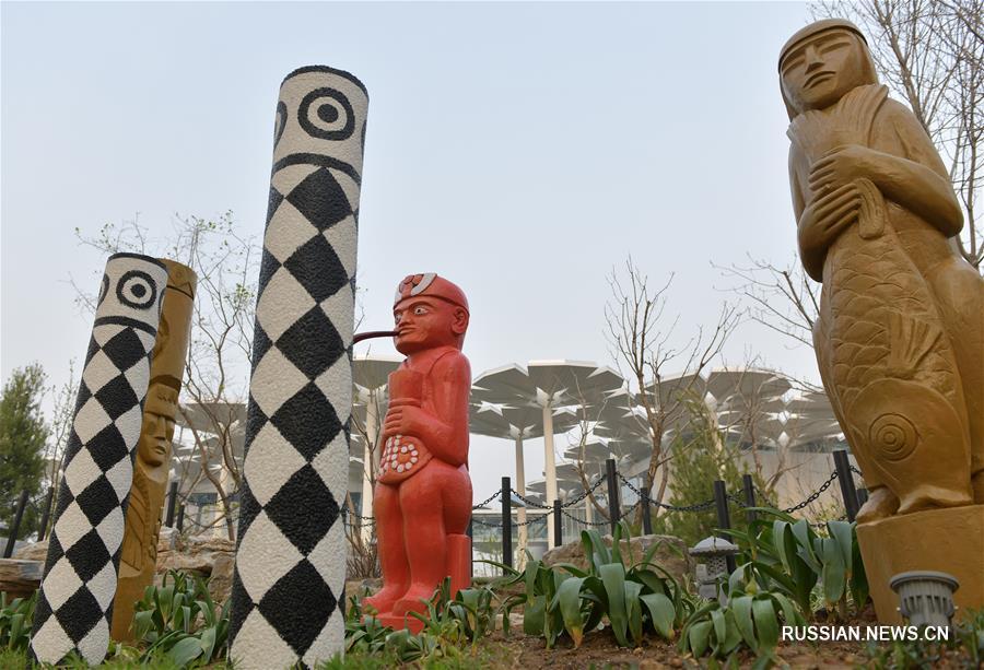 Китайские павильоны и парковые зоны на Всемирной выставке садово-паркового искусства-2019 в Пекине